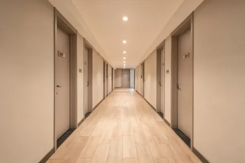 Multi-family corridor flooring